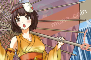 仮想通貨（暗号通貨）モナーコイン（monacoin）の擬人化キャラクター